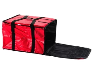 Red Pizza Delivery Bag 20 x 20 Inch Insulated Set of 2 