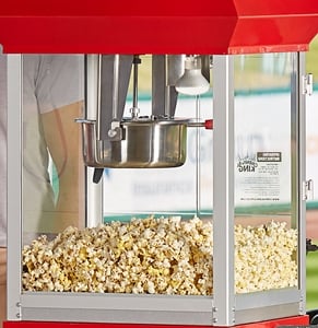 VEVOR Popcorn Popper Machine 8 Oz Popcorn Maker with Cart 850W 48