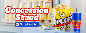 Concession Stand Supplies List