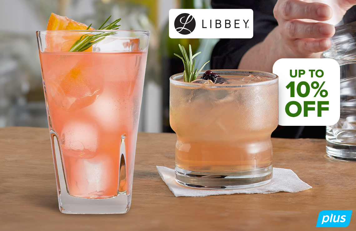 10% Off Stackable Libbey Glassware