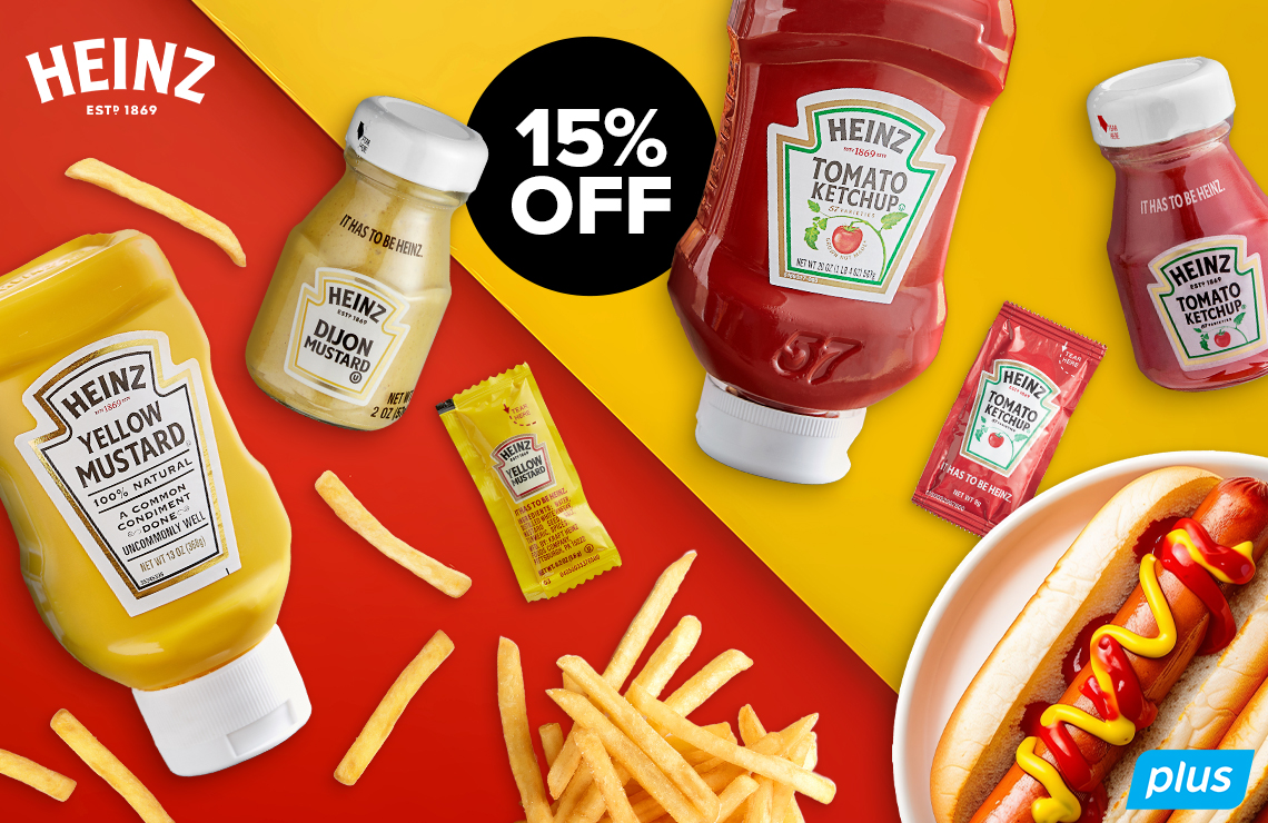 Heinz - 15% Off Ketchup & Mustard. Classic, Unbeatable Duo. Shop Now. Use Code: CONDIMENTS. Save 15% Off Now.