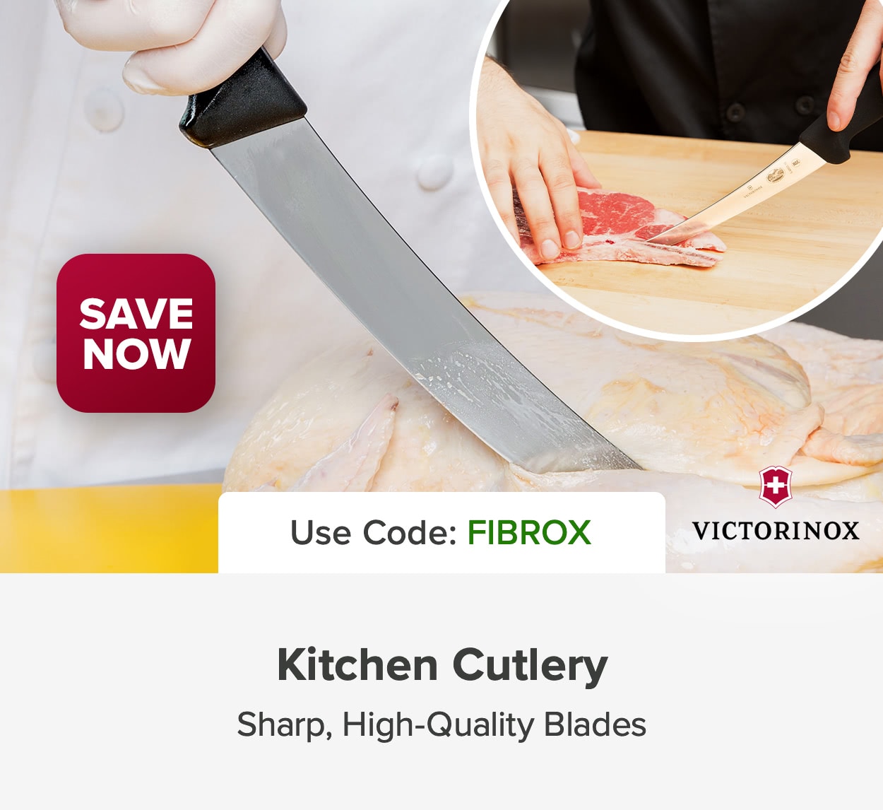 Equip Your Commercial Kitchen with Savings on Victorinox Boning, Bread, Chef, Carving, & Other Essential Knives