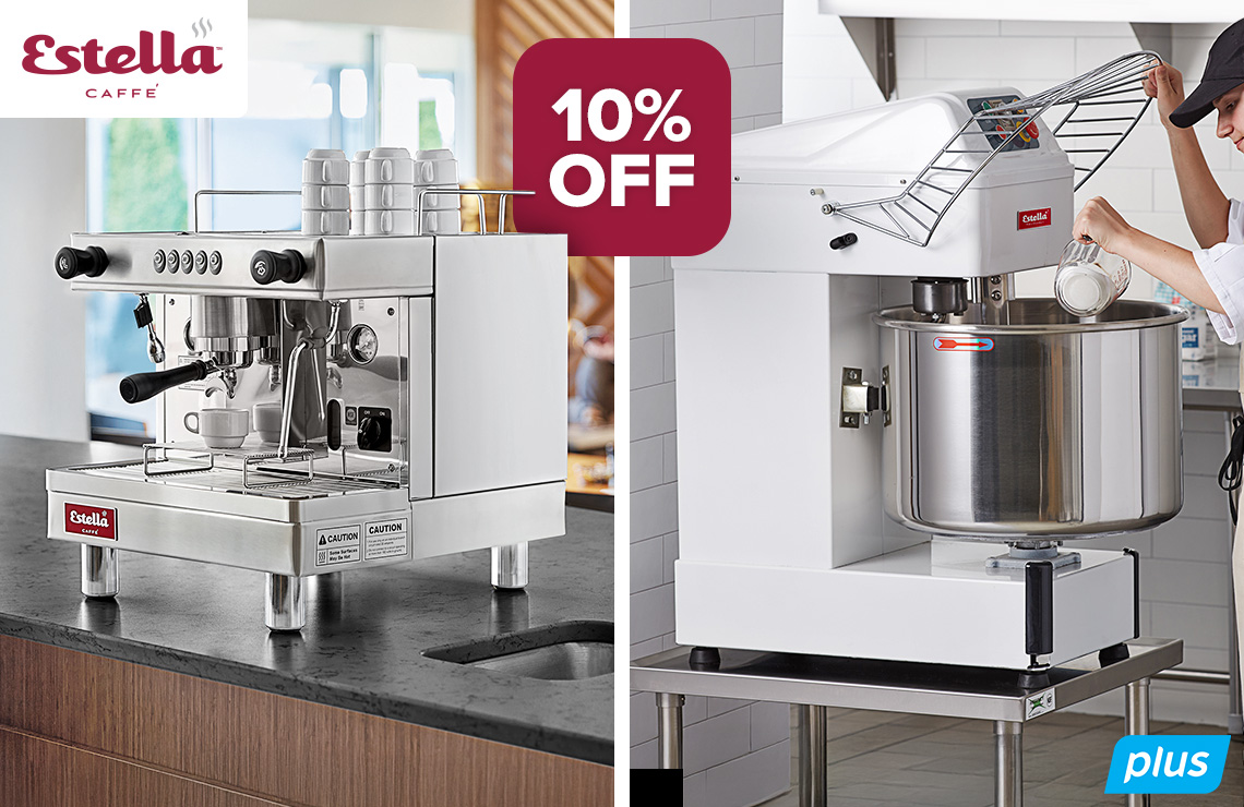 Save 10% on Cafe & Bakery Supplies from Estella, Use Code: ESTELLA