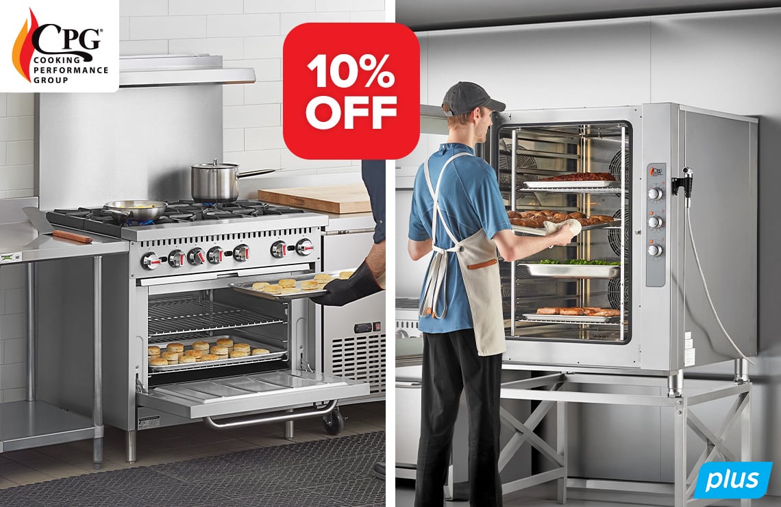 Save 10% on Cooking Equipment from CPG, Use Code: DURABLE