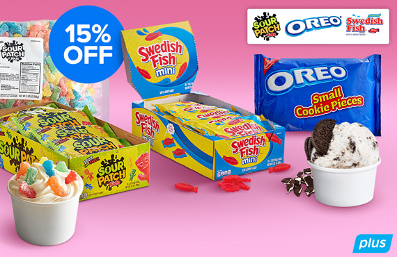 Save 15% On Summer Concession Favorites including Ice Cream and Concession Treats