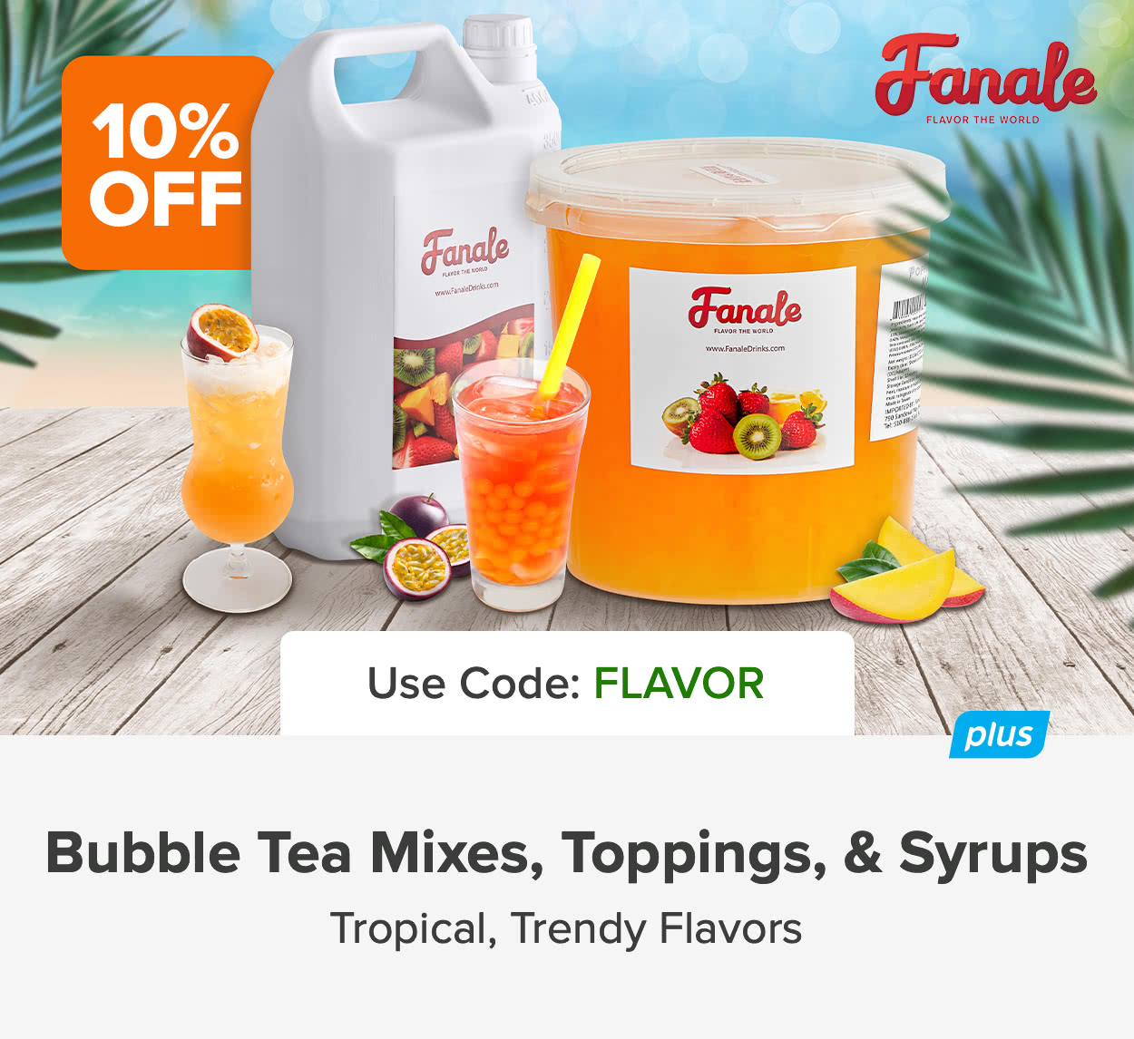 Bubble Tea Mixes, Toppings, & Syrups