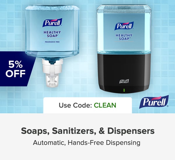 Save 5% on Purell Foaming Hand Soap, Hand Sanitizer Gel, Soap Dispensers, & More