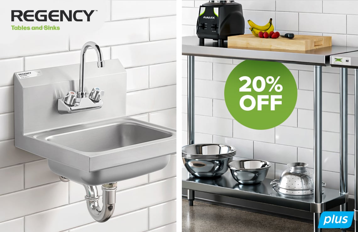 Save 10% on Regency Work Tables & Sinks