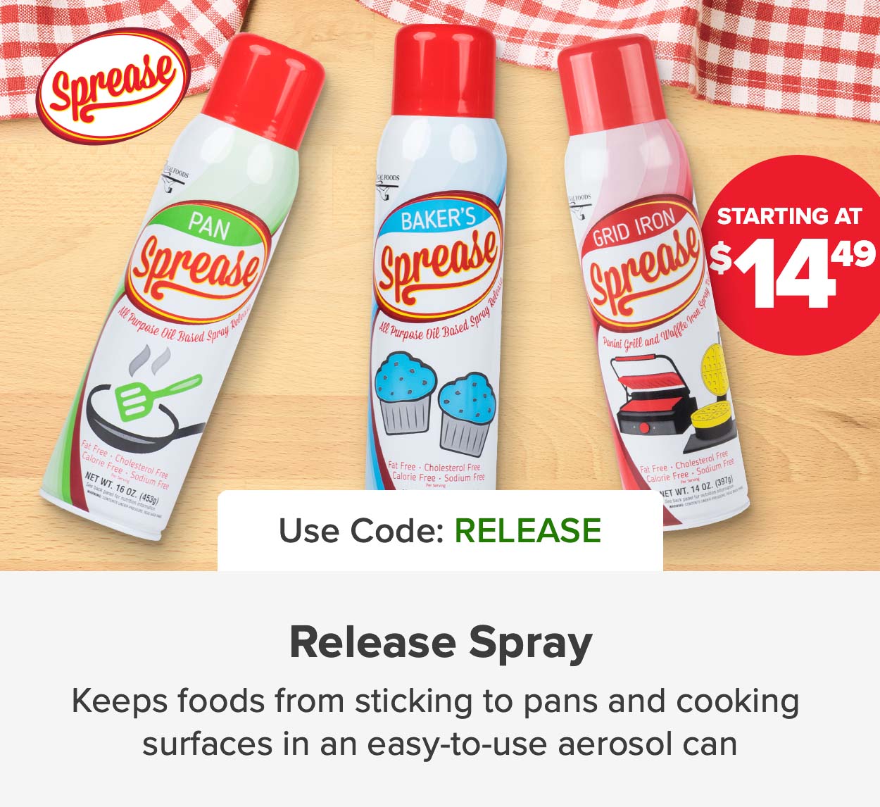 Sprease Release Spray