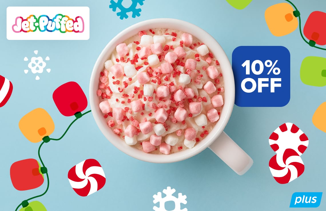 10% Off Mini Bites & Delights - For Festive Drinks & Desserts. Use Code: SWIRL