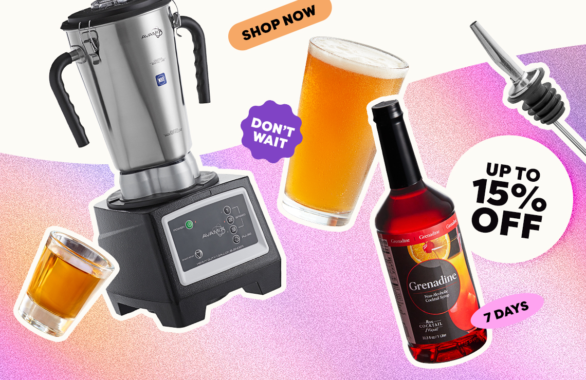 Bar & Beverage Must-Haves, Create Unforgettable Drinks, use code CYBER2025