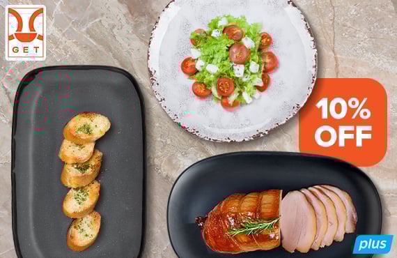 10% Off Melamine Dinnerware from GET