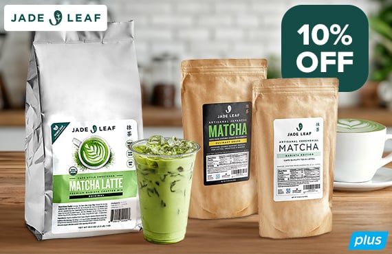 10% Off Matcha Must-Haves from Jade Leaf