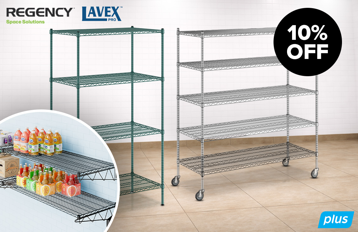 10% Off Storage Racks & Shelves - Save Space, Stay Organized