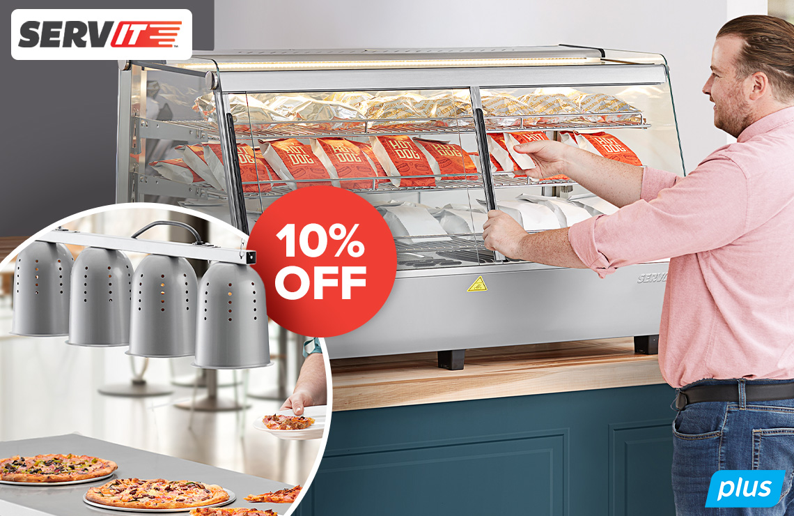 10% Off Servit Commercial Equipment - For Proper Warming & Holding