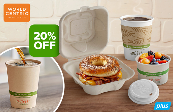 Save 20% On Bakery and Cafe Supplies and Serve with Confidence; Use Code: DISPOSABLE