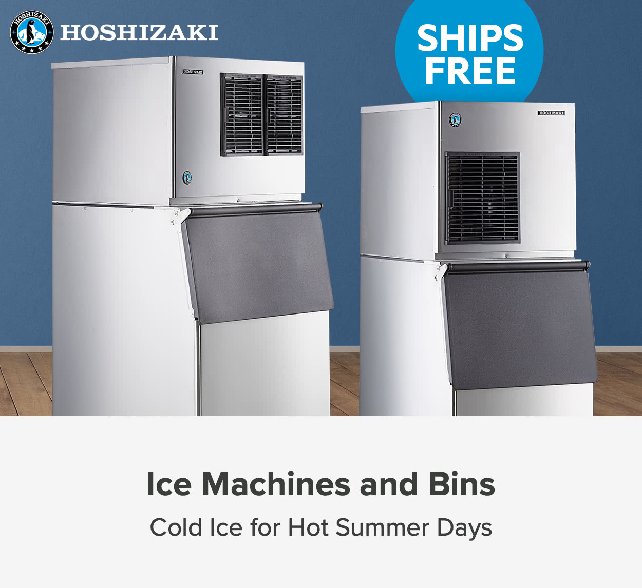 Shop Hoshizaki Ice Machines and Bins to Have Cold Ice All Summer Long