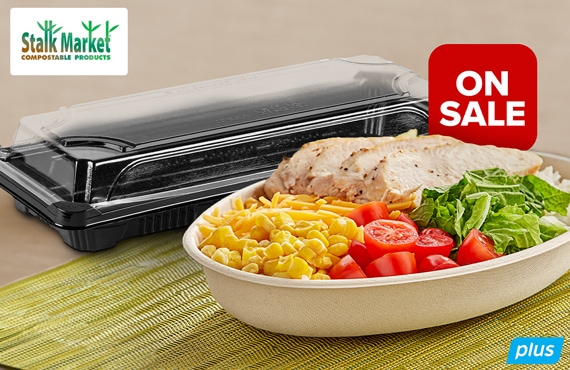 Save on Stalk Market sushi trays & to-go containers