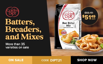 Stock up & Save on Batters, Breaders, & Mixes with Promo Code DIPT21