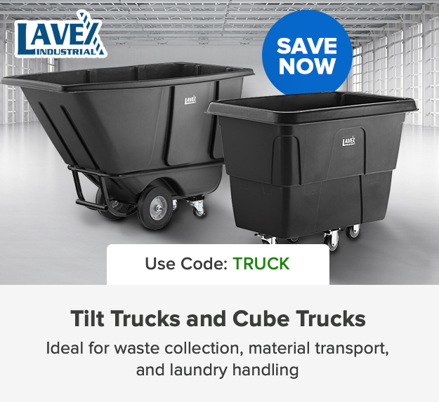 Lavex Industrial Tilt Trucks and Cube Trucks