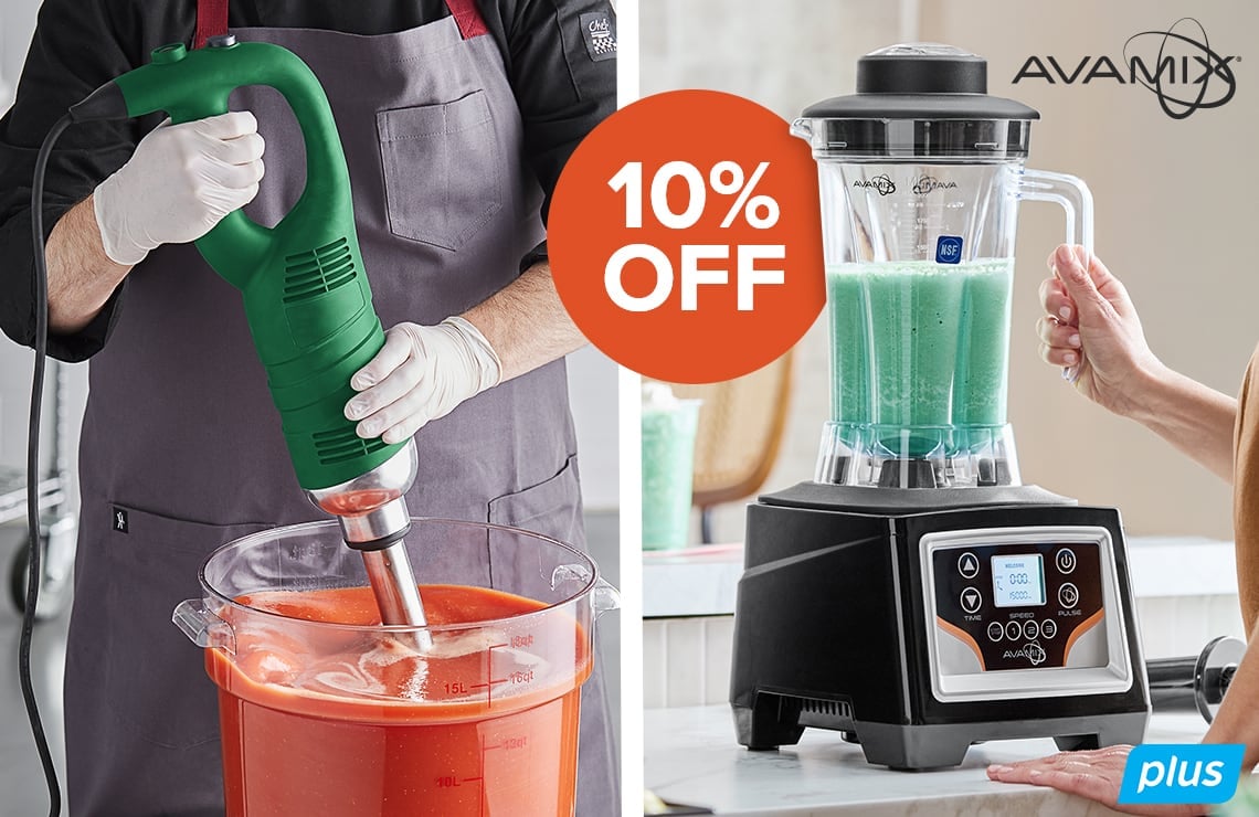 10% Off AvaMix Beverage & Food Prep Equipment