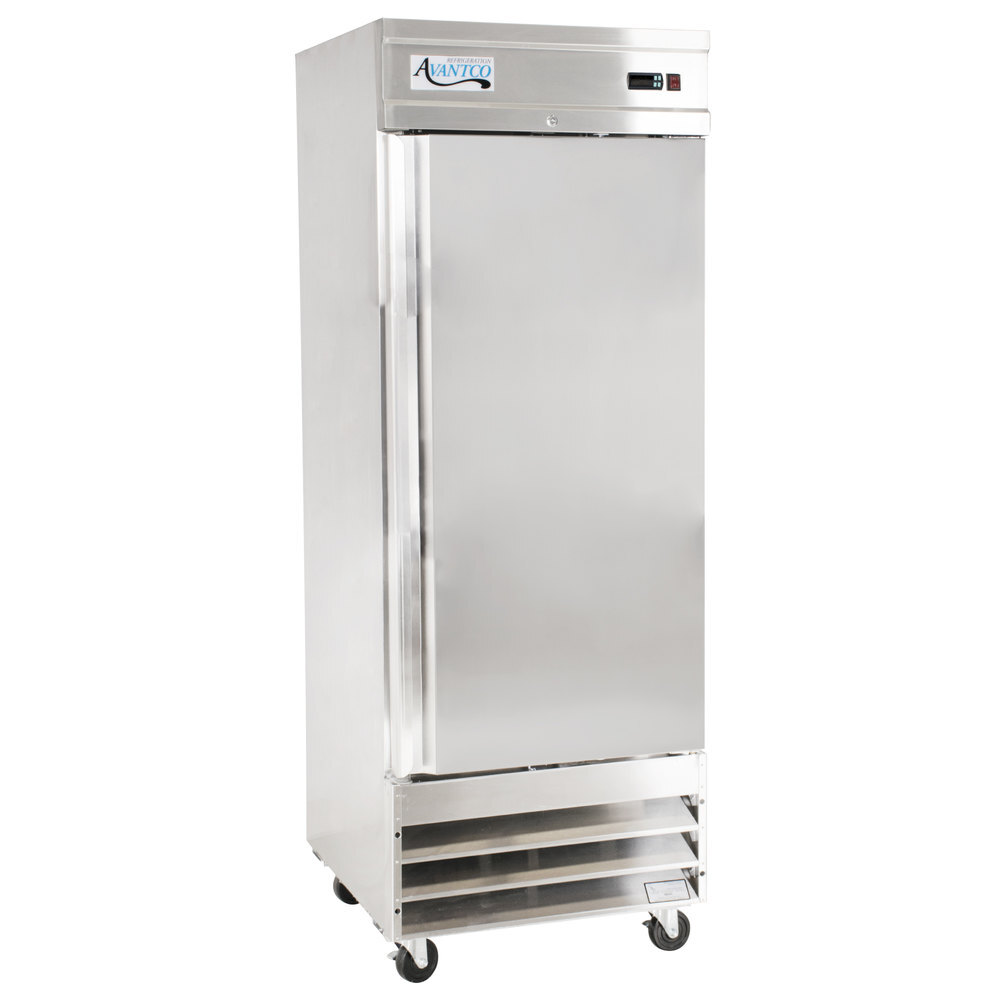 Scratch And Dent Avantco SS 1F HC 29 Stainless Steel Solid Door Reach 
