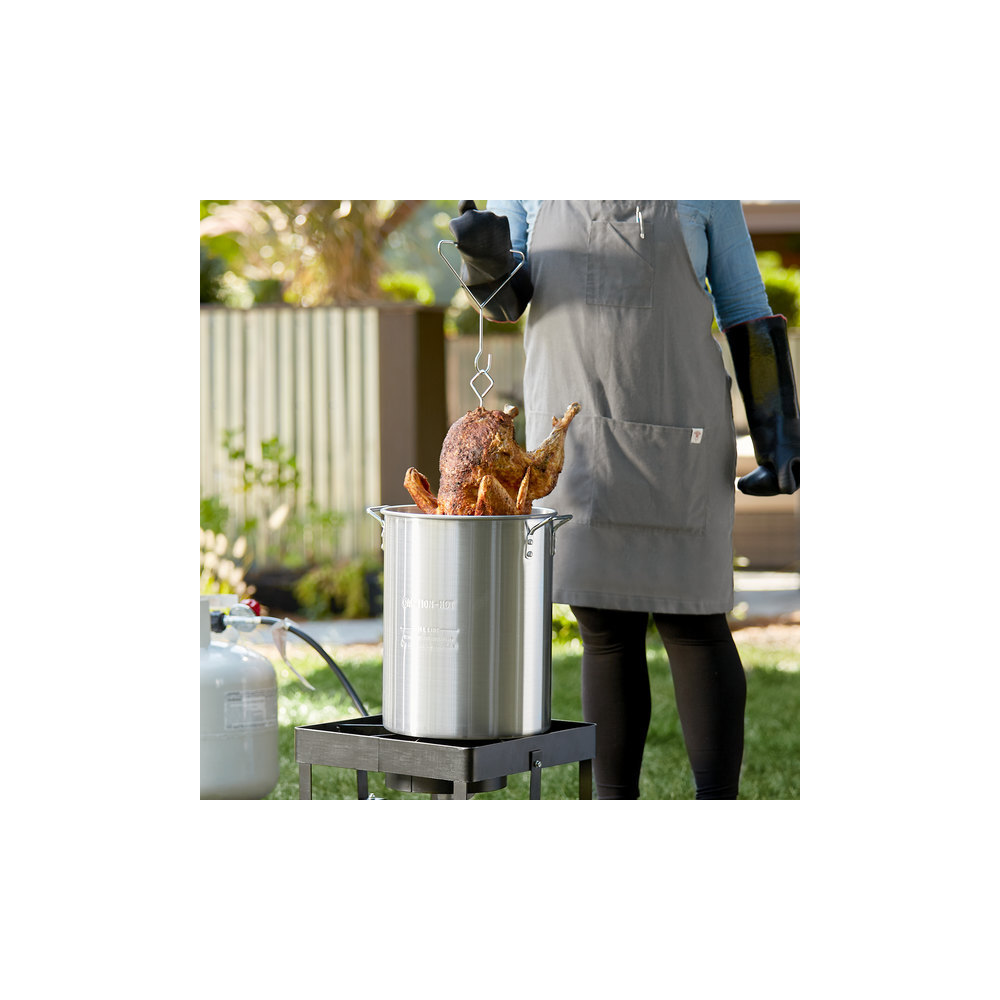 Scratch and Dent Backyard Pro BP30ALKIT 30 Qt. Deluxe Aluminum Turkey