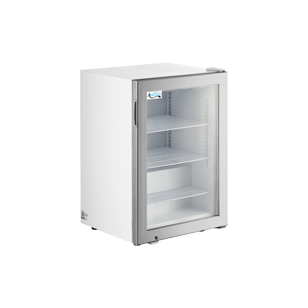 Scratch and Dent Avantco CFM3 White Countertop Display Freezer with