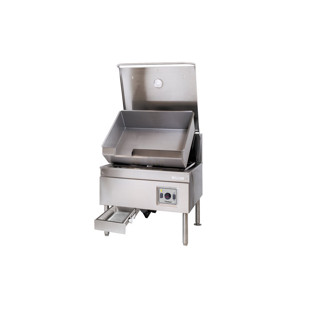 Scratch and Dent Cleveland SGL30TR Natural Gas 30 Gallon DuraPan Open