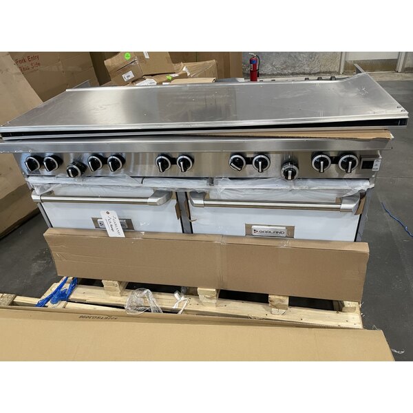 Scratch and Dent Garland G6010CC Natural Gas 10 Burner 60" Range with
