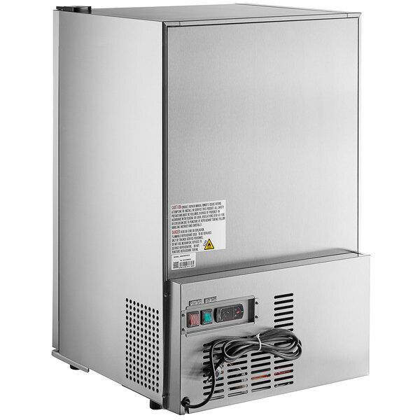 Scratch and Dent Avantco CRM7HC Stainless Steel Countertop Display Refrigerator with Swing