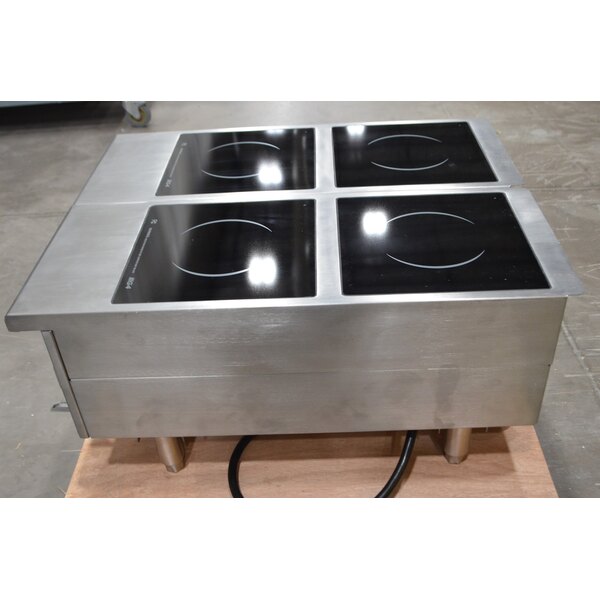 Scratch and Dent Vollrath 924HIMC Cayenne Four Hob Heavy Duty Induction Hot Plate with Manual