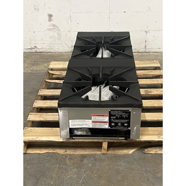 Scratch and Dent Vulcan VSP200F Liquid Propane 2 Burner Stock Pot Range