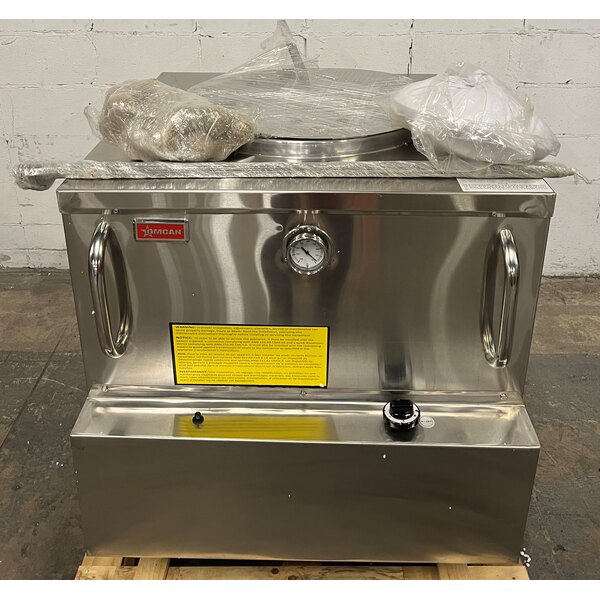 Scratch and Dent Baba Clay 34" x 34" Natural Gas Stainless Steel Square