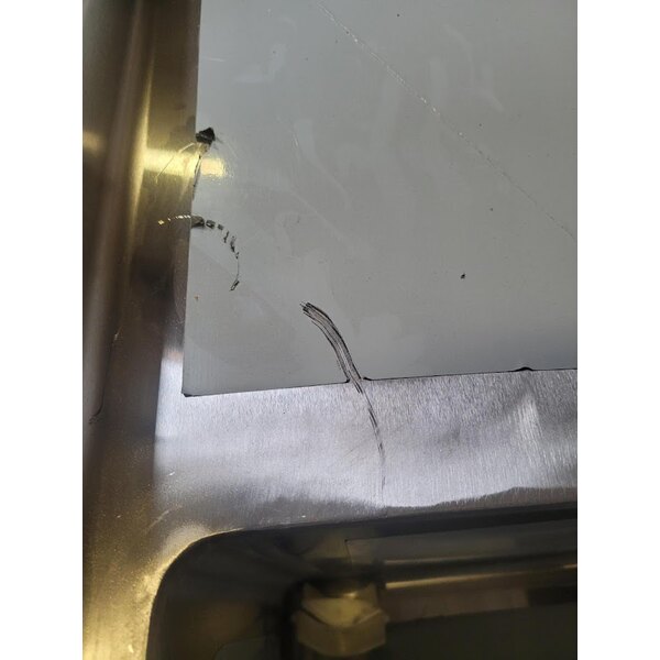 Scratch and Dent Regency 72" 16Gauge Stainless Steel Two Compartment