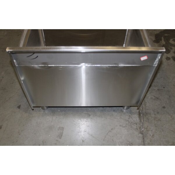 Scratch and Dent Regency 18" x 24" Underbar Ice Bin 77 lb.