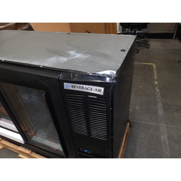 Scratch and Dent BeverageAir BB48HC1GSB 48" Black Underbar Height
