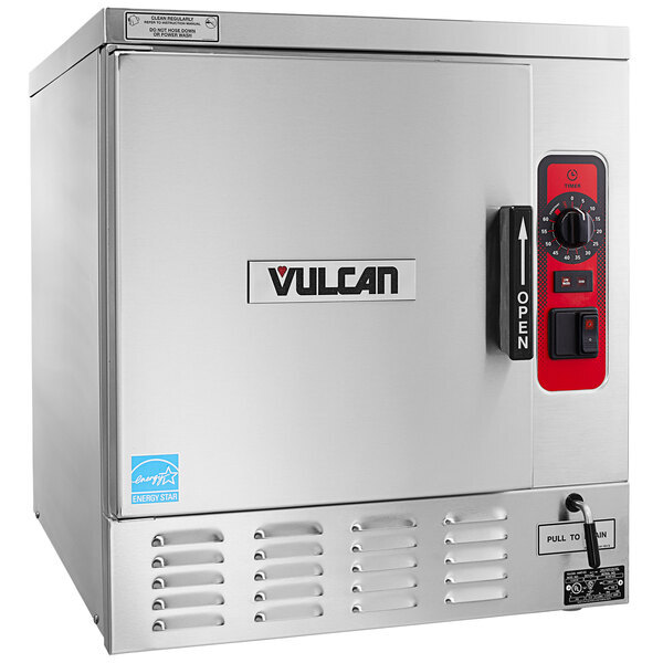 Scratch and Dent Vulcan C24EO5AF-1100 5 Pan Boilerless Electric Countertop Steamer with Auto-Fill - 240V, 1 Phase, 12 kW