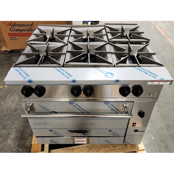 Scratch and Dent Vulcan 36C6BN Endurance 6 Burner 36" Natural Gas