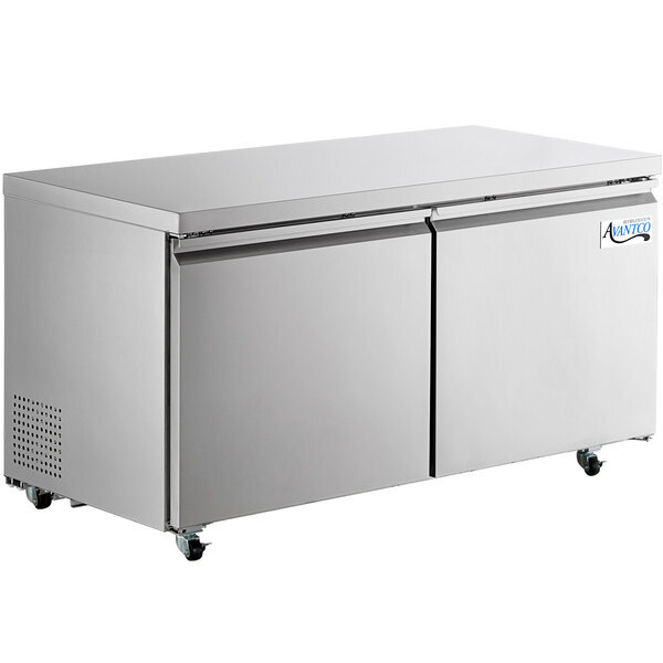 Scratch and Dent Avantco SS-UC-60R-HC 60" Stainless Steel ADA Height Undercounter Refrigerator