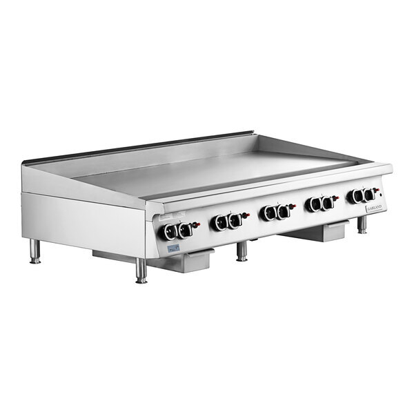 Scratch and Dent Garland GTGG60-GT60M 60" Liquid Propane Countertop Griddle with Thermostatic Controls - 140,000 BTU