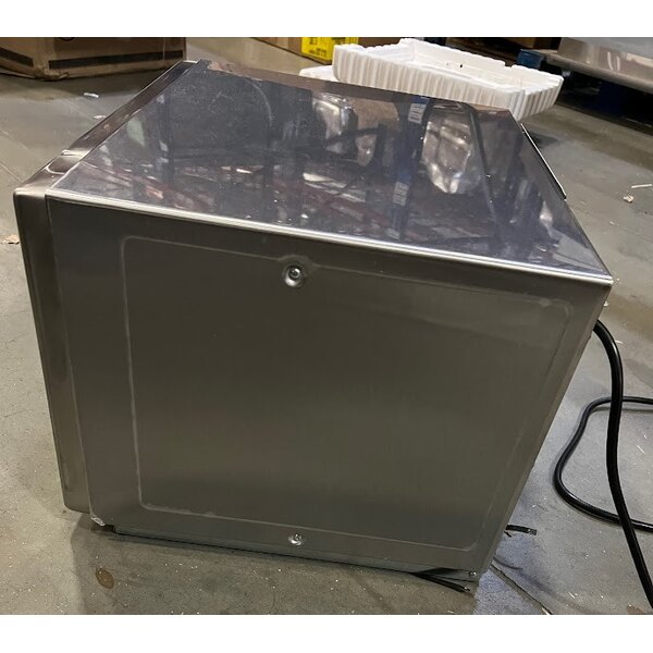 Scratch and Dent Amana RFS18TS Medium Duty Stainless Steel Commercial Microwave with Push Button