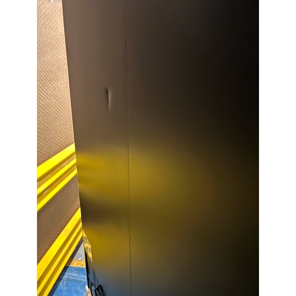 Scratch and Dent Avantco GDS47HC 53" Black Customizable Sliding Glass