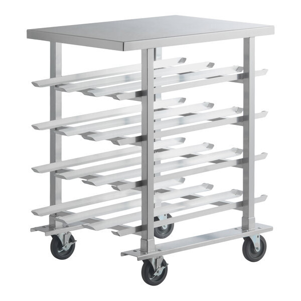 Scratch and Dent Regency Half Size Mobile Aluminum Can Rack for