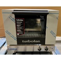 Moffat E23M3-T Turbofan Single Deck Half Size Electric Convection Oven with Mechanical Controls - 220-240V, 1 Phase, 3 kW
