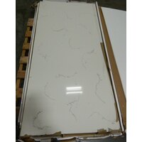 Art Marble Furniture Q401 30 inch x 60 inch Carrera White Quartz Tabletop