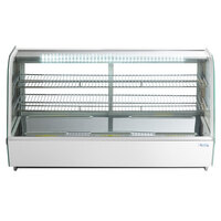 Avantco BCC-48-HC 48 inch White Refrigerated Countertop Bakery Display Case with LED Lighting