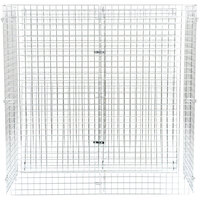 Regency NSF Chrome Wire Security Cage - 24 inch x 60 inch x 61 inch