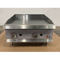 Cooking Performance Group GM-CPG-24-NL 24 inch Gas Countertop Griddle with Manual Controls - 60,000 BTU