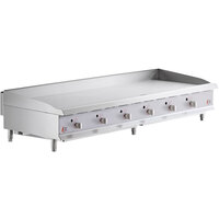 Cooking Performance Group GT-CPG-72-NL 72 inch Gas Countertop Griddle with Thermostatic Controls - 180,000 BTU